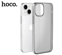 HOCO Light series TPU case for iP 15 Pro Transparent-Black 3