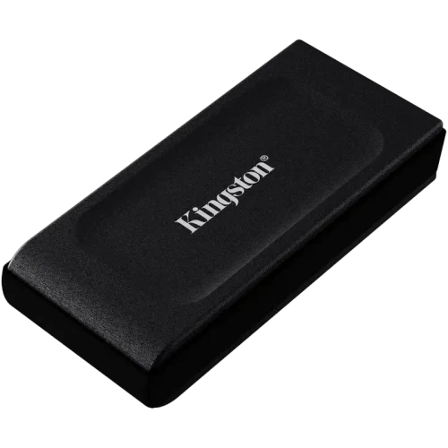 Внешний портативный SSD накопитель Kingston XS1000, 1 ТБ, Чёрный