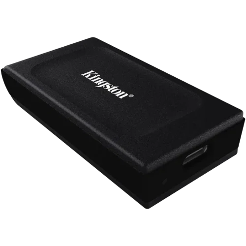 Внешний портативный SSD накопитель Kingston XS1000, 1 ТБ, Чёрный