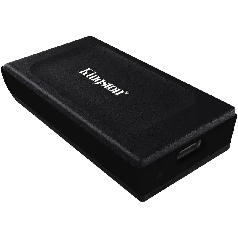 SSD portabil extern Kingston XS1000, 1 TB, Negru 2
