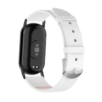 Cureluşă Xiaomi Strap Leather Smart Band 8/9 White