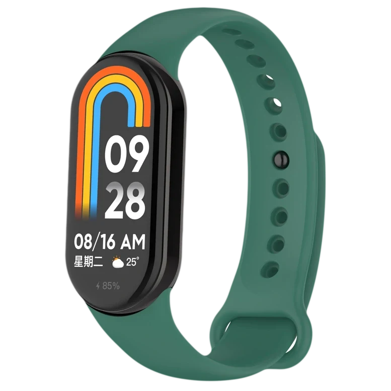 Cureluşă p/u Xiaomi Smart Band 8/9 Dark Green 3
