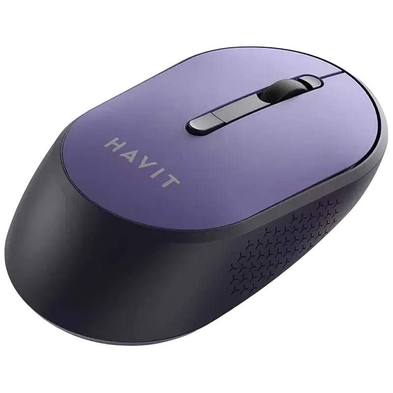 Mouse Wireless Havit MS78GT, Purple 3