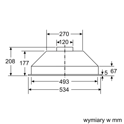 Вытяжка Bosch DLN53AA70, Серый
