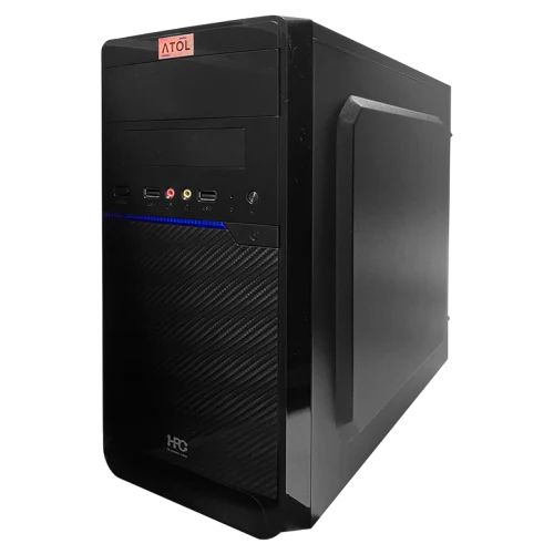 Системный блок ATOL PC1037MP - Home #4 v2.2, Ryzen 5 3400G, 16 ГБ, 512 ГБ SSD, Black