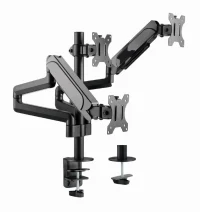 Suport reglabil pentru 3 monitoare cu montare pe birou (rotativ) 13"-27", Gembird MA-DA3-01