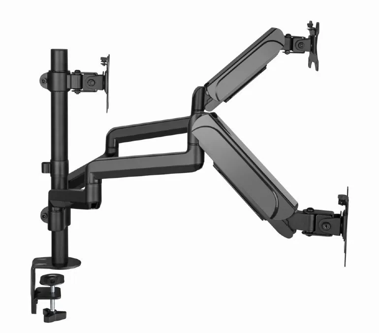 Suport reglabil pentru 3 monitoare cu montare pe birou (rotativ) 13"-27", Gembird MA-DA3-01 8