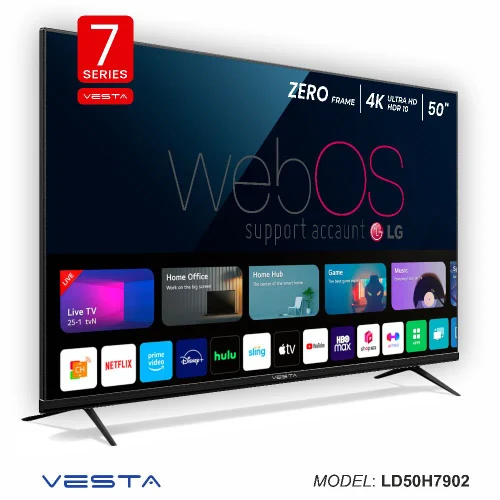 Televizor Vesta 50" WU5075AAA + MR20GA Black