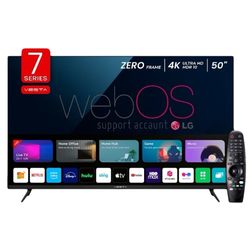 Televizor Vesta 50" WU5075AAA + MR20GA Black