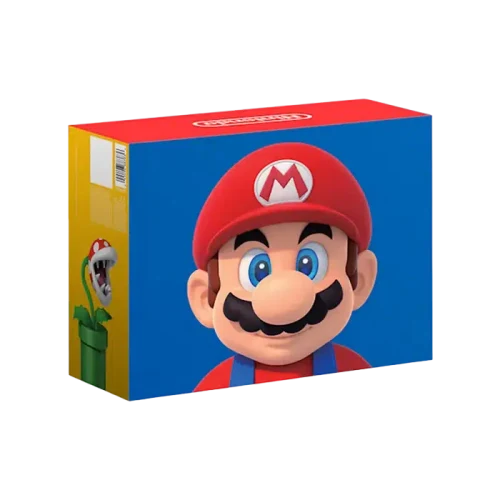 Портативная игровая консоль Nintendo Switch, Черный | Красный, Mario Choose One Bundle