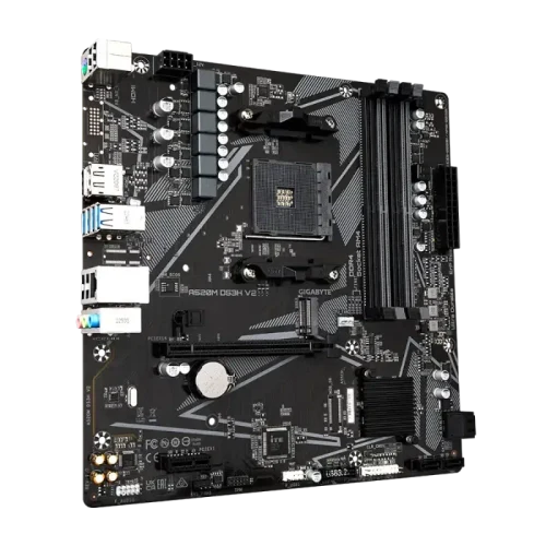 Placă de bază Gigabyte A520M DS3H V2, Black