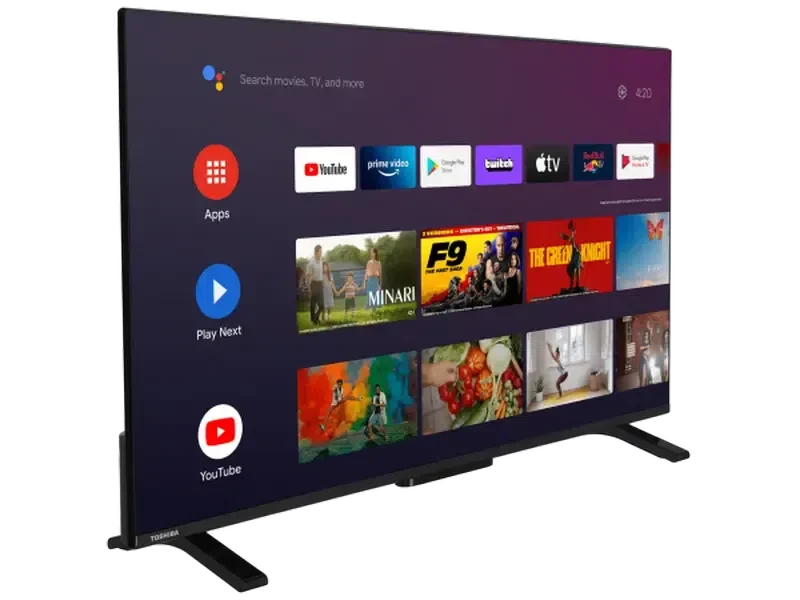 55" LED SMART Телевизор Toshiba 55UA2363DG, 3840x2160 4K UHD, Android TV, Чёрный 2