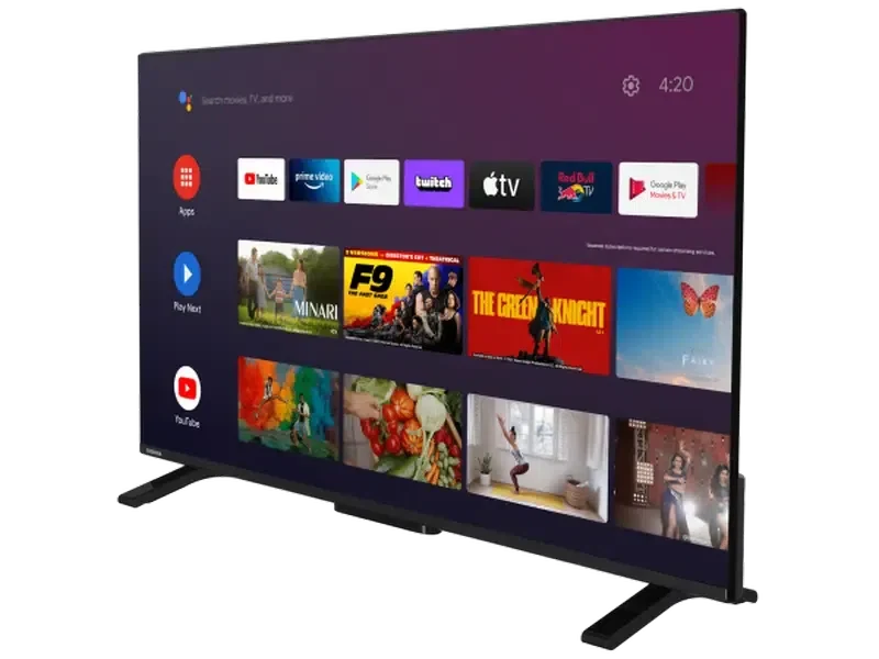 55" LED SMART Телевизор Toshiba 55UA2363DG, 3840x2160 4K UHD, Android TV, Чёрный 3