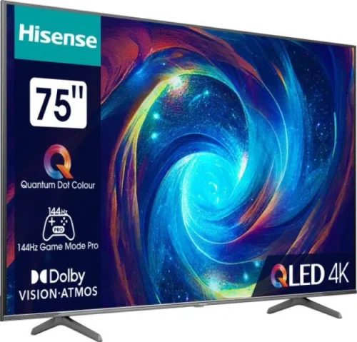 Televizor Hisense 75"  75E7KQ Pro QLED Black