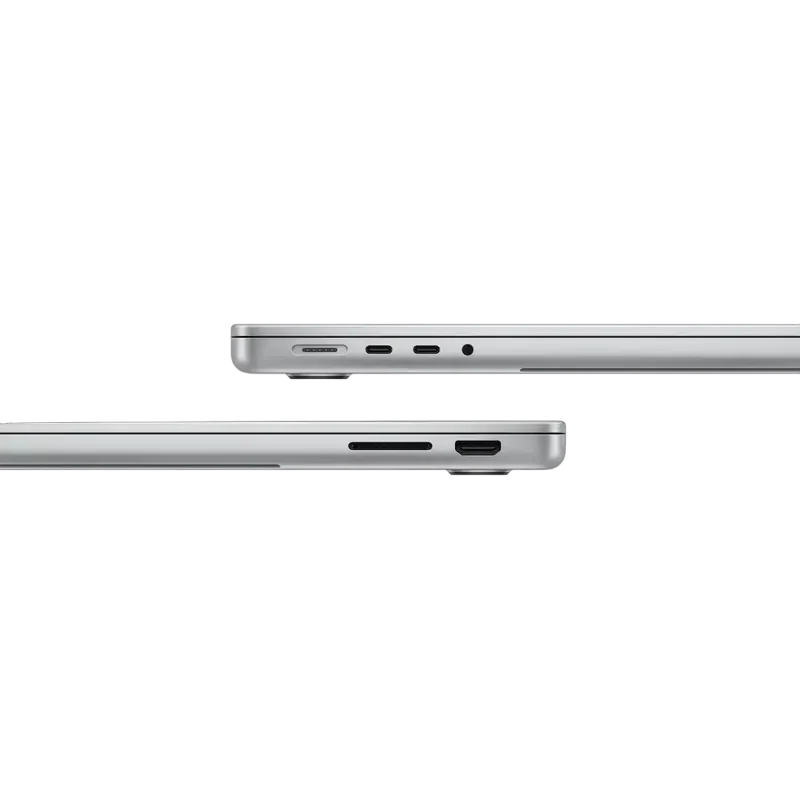 Laptop 14,2" Apple MacBook Pro 14 A2992, Argintiu, M3 Pro with 11-core CPU and 14-core GPU, 18GB/512GB, macOS Sonoma 5