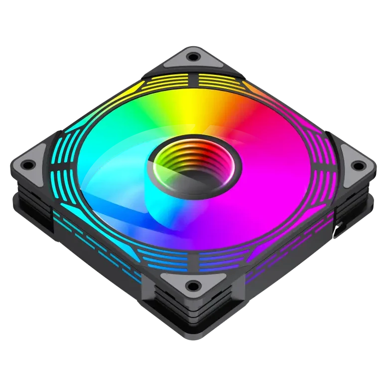 Ventilator PC Gamemax FN12A-C8I, 120 mm, Negru 4