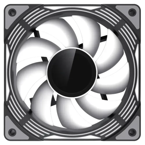 Ventilator PC Gamemax FN12A-C8I, 120 mm, Negru