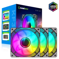 Ventilator PC Gamemax KF300, 120 mm, Negru 8