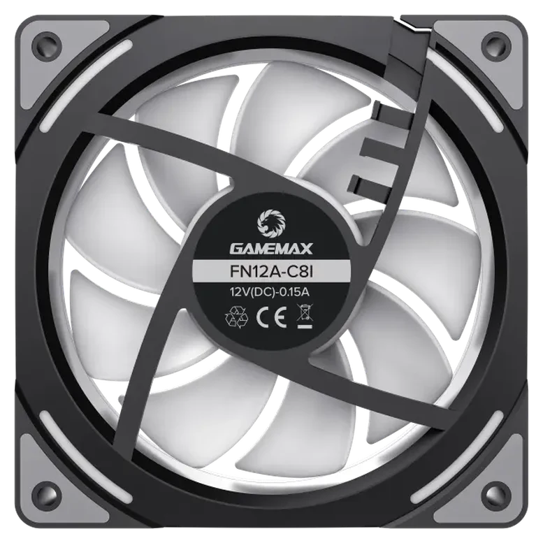 Ventilator PC Gamemax KF300, 120 mm, Negru 4