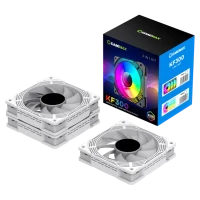 Вентилятор для ПК Gamemax KF300 3x Kit, 120 мм, Белый 7