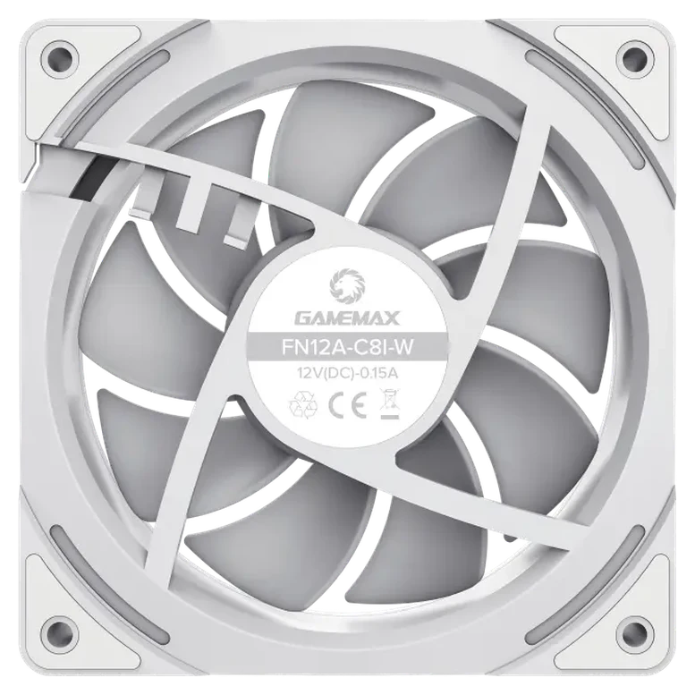 Вентилятор для ПК Gamemax KF300 3x Kit, 120 мм, Белый 5