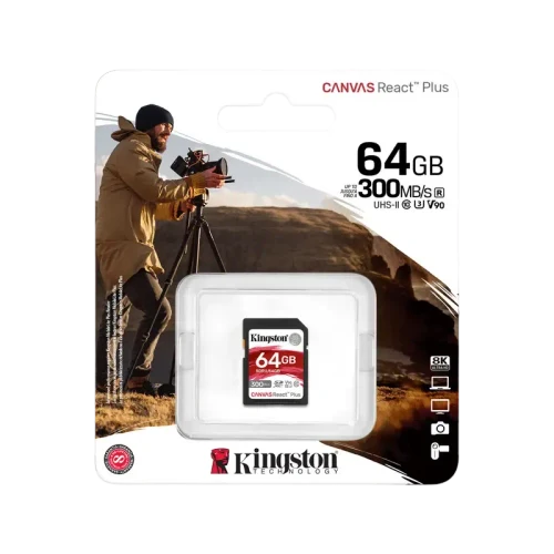 Card de Memorie Kingston Canvas React Plus, 64GB