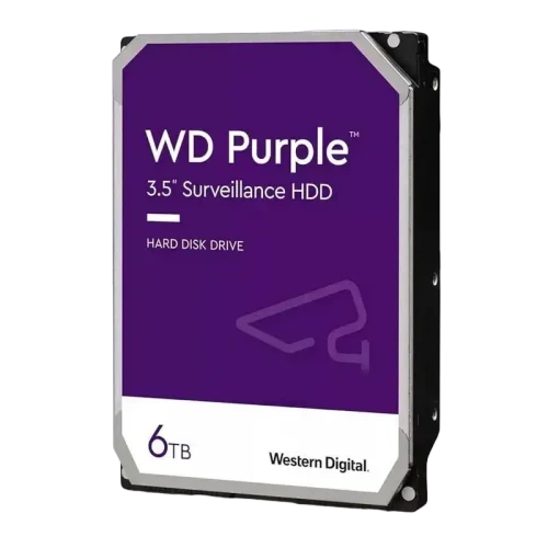 Жесткий диск Western Digital WD Purple, 6 TБ, Purple