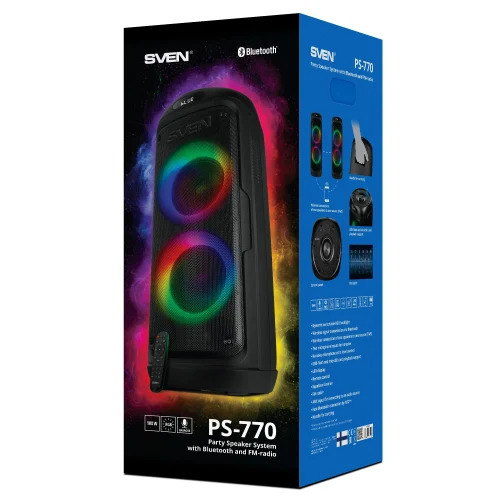 Портативная Колонка SVEN PS-770 Black