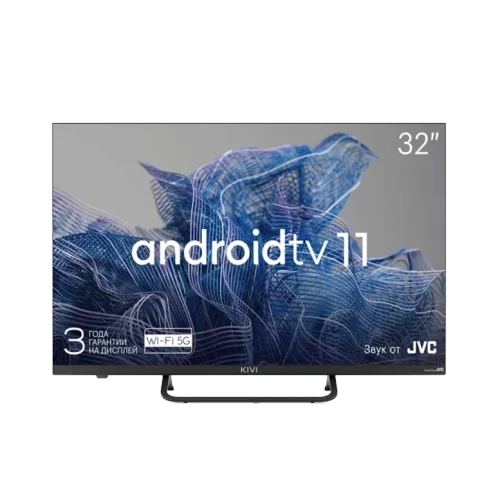 32" LED SMART Телевизор KIVI 32F750NB, 1920x1080 FHD, Android TV, Чёрный