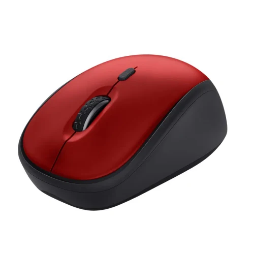 Mouse Wireless Trust Yvi + Eco, Red