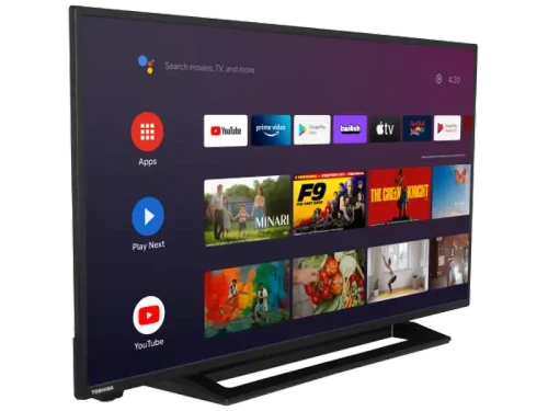 40" LED SMART Телевизор Toshiba 40LA3263DG, 1920x1080 FHD, Android TV, Чёрный