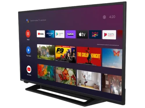 40" LED SMART Телевизор Toshiba 40LA3263DG, 1920x1080 FHD, Android TV, Чёрный