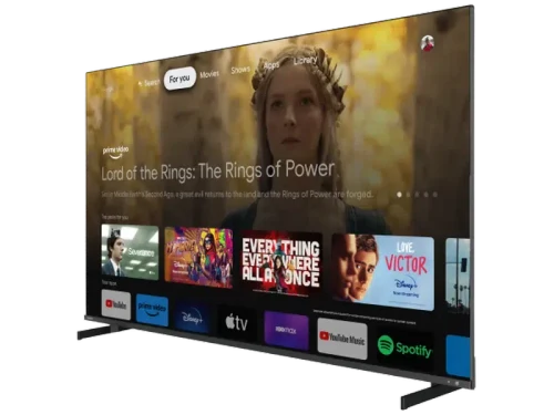 55" QLED SMART Телевизор Toshiba 55QG5E63DG, 3840x2160 4K UHD, Google TV, Чёрный