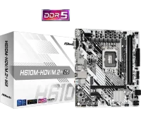Placă de bază ASRock H610M-HDV/M.2+ D5 LGA1700 Micro-ATX 5