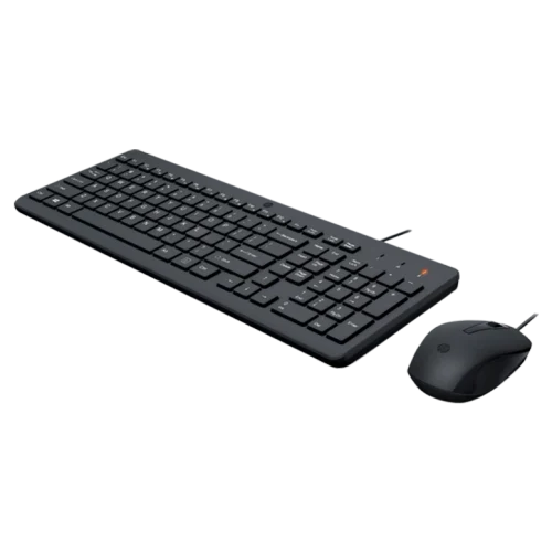Клавиатура и Мышь HP 150, Проводная, Черный