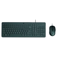 Клавиатура и Мышь HP 150, Проводная, Черный