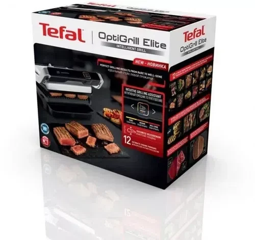 Электрогриль Tefal GC750D30 OptiGrill Elite, Grey