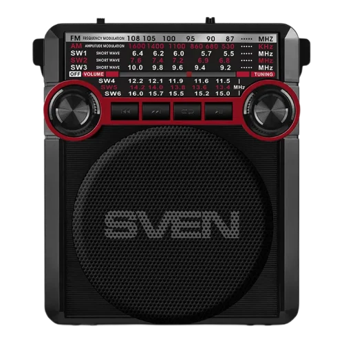 Портативная колонка SVEN SRP-355, Красный