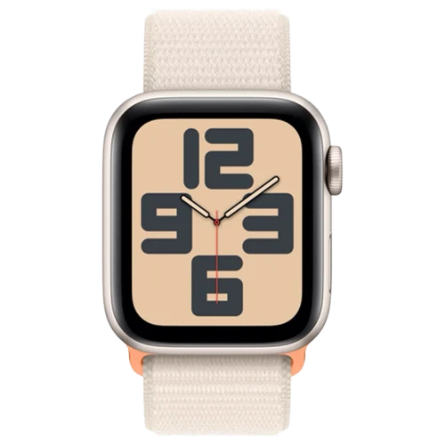 Apple Watch SE 2 40mm Starlight Aluminium Case with Starlight Sport Loop