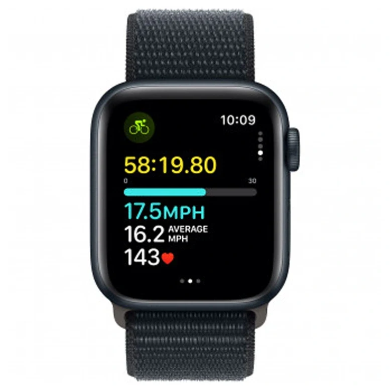 Apple Watch SE 2 40mm Midnight Aluminium Sport Loop 3