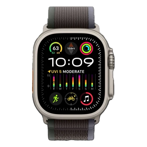 Apple Watch Ultra 2 GPS Titanium Beige Trail loop Blue/Black