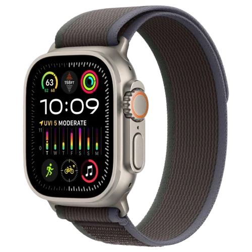Apple Watch Ultra 2 GPS Titanium Beige Trail loop Blue/Black