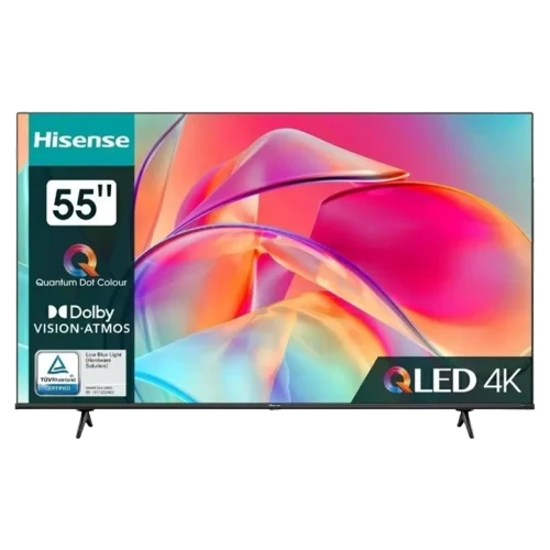 Televizor Hisense 55" QLED SMART 55E7KQ, 3840x2160 4K UHD, VIDAA U6.0, Black