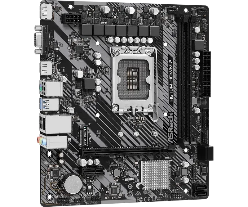 Placă de bază ASRock H610M-HDV/M.2 R2.0 LGA1700 Micro-ATX 3