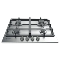 Plită încorporabilă cu gaz Indesit THP 641 IX/I, Silver