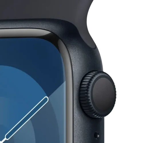 Apple Watch 9 GPS 45mm Aluminiu Midnight Silicon Midnight