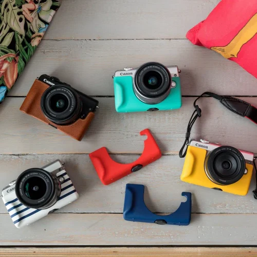Plastic Face Jacket Canon EH31-FJ RED for EOS M100