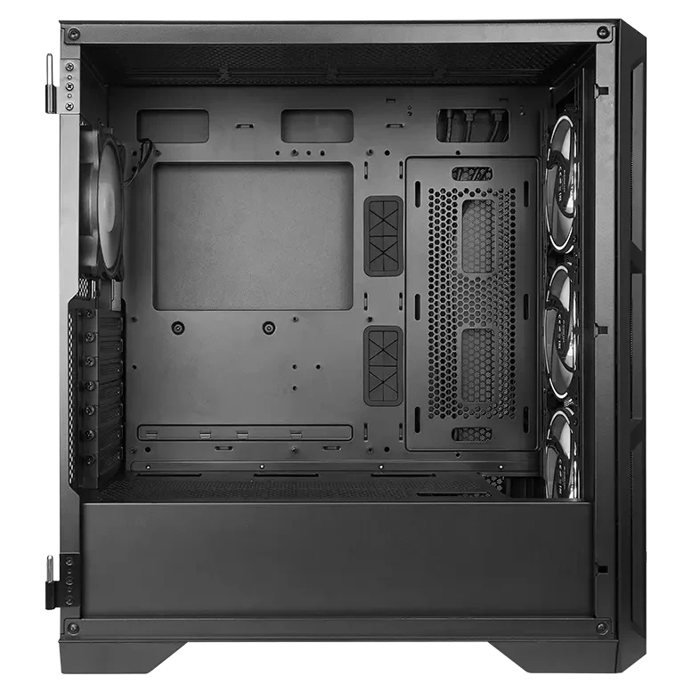 Корпус для ПК Chieftec GA-01B-TG-OP Midi-Tower, Черный 4