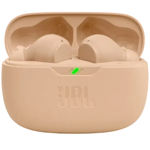 Căști JBL Wave Beam, Fără fir, Bej