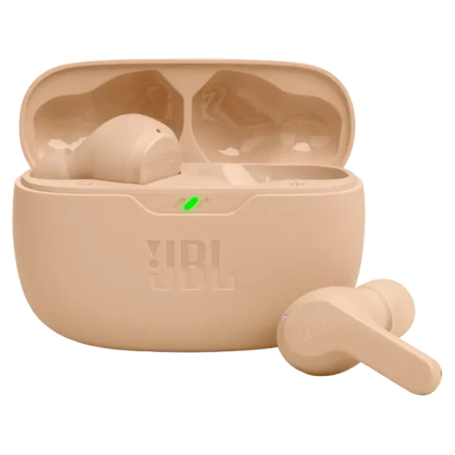 Căști JBL Wave Beam, Fără fir, Bej
